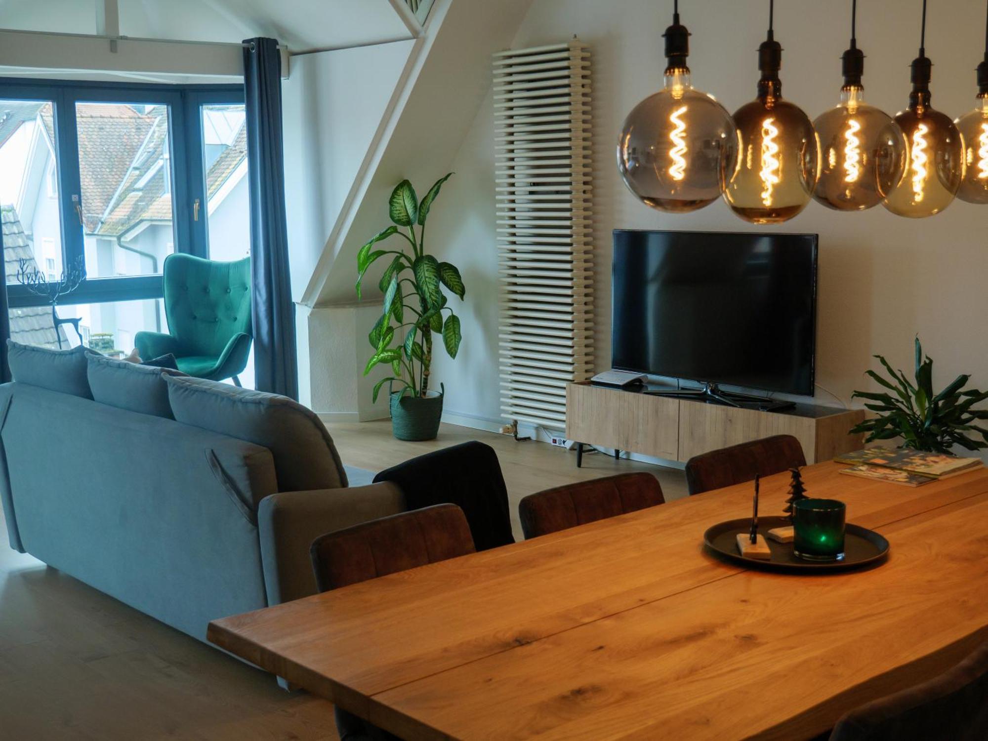 Amao-Green I 90Qm I Penthouse Maisonette Mit Rooftop I City Center I King-Size Betten Lahr  Bagian luar foto
